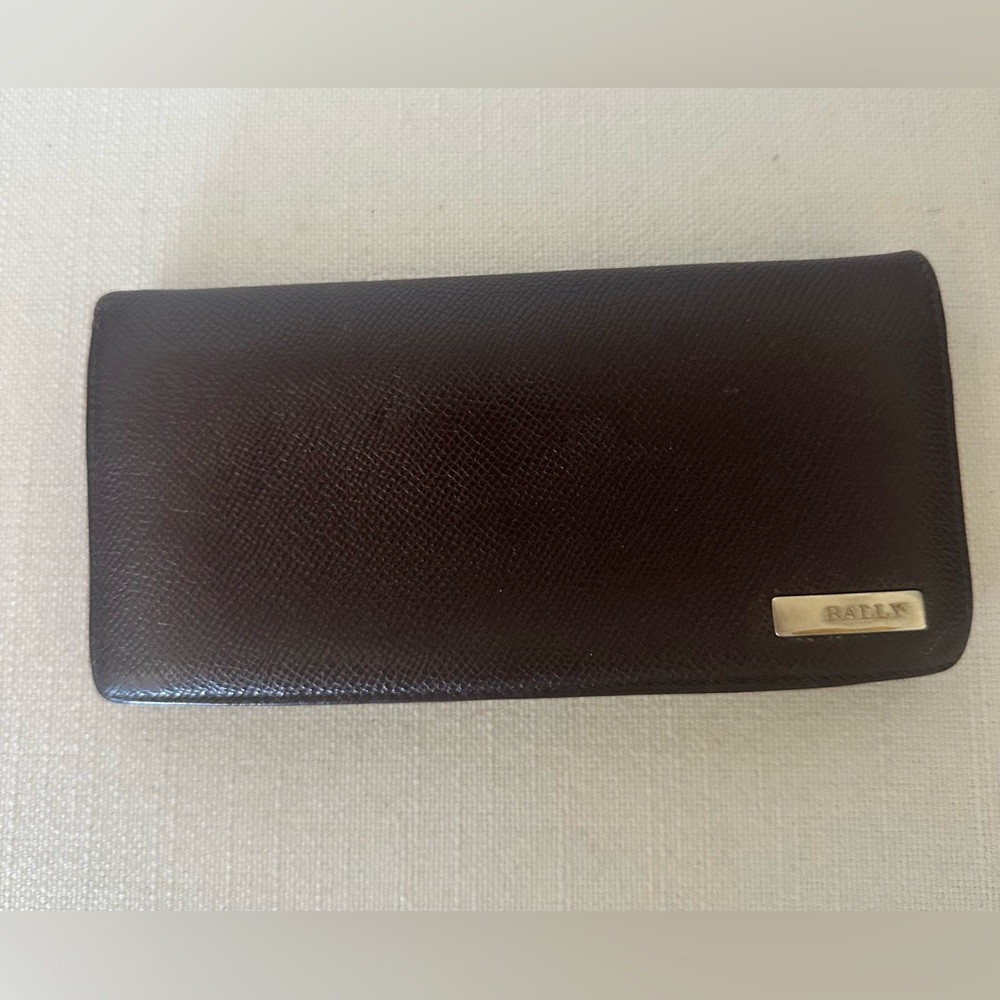 Bally Dark Brown Leather Wallet
